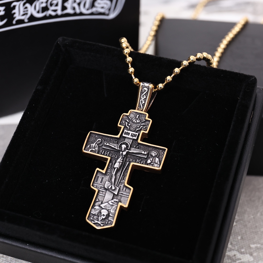 【CHROME HEARTS】クロムハーツ、新しいネックレス万能シンプルファッションオーナメント 2471-BRAND OFF