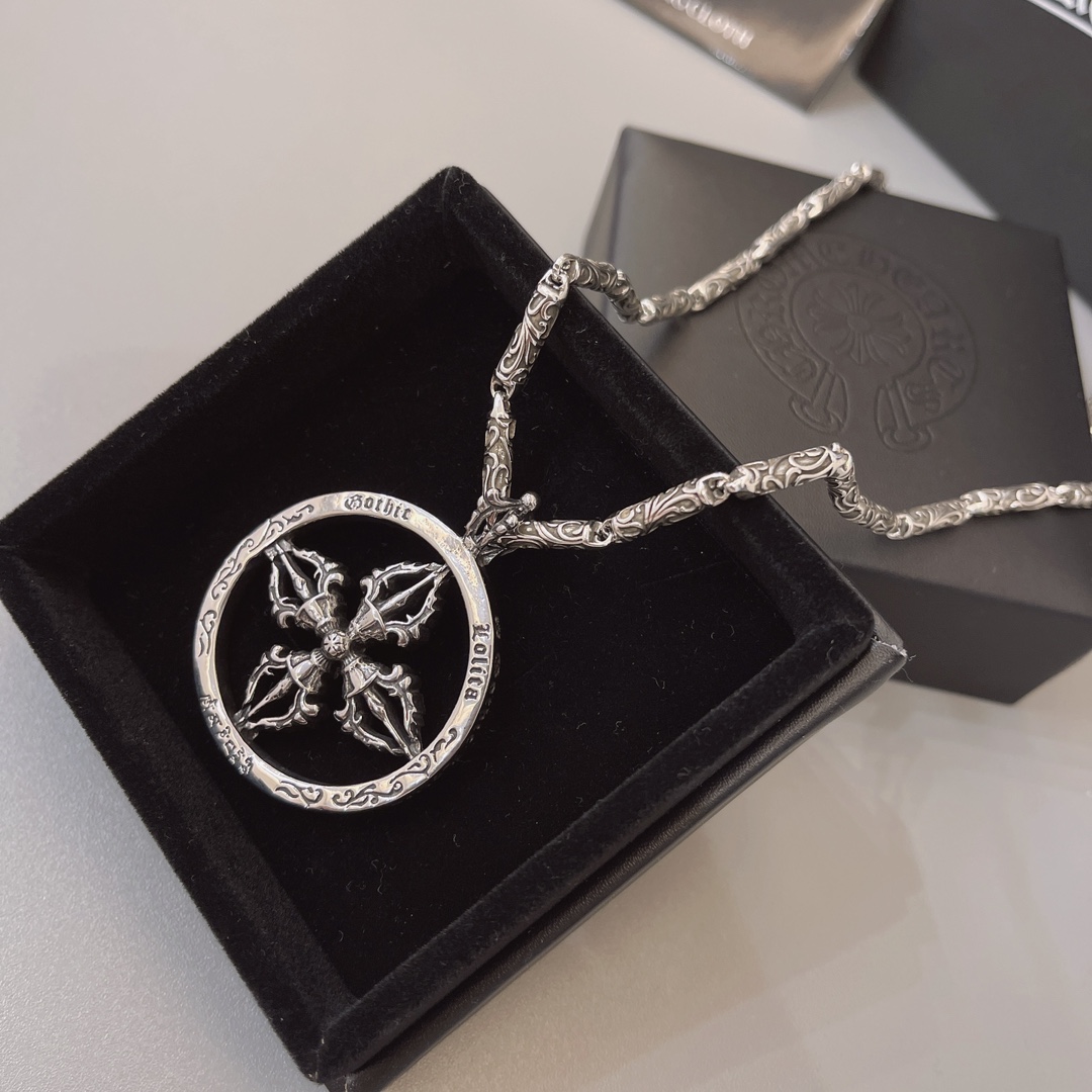 【CHROME HEARTS】クロムハーツ、新しいネックレス万能シンプルファッションオーナメント 2471-BRAND OFF