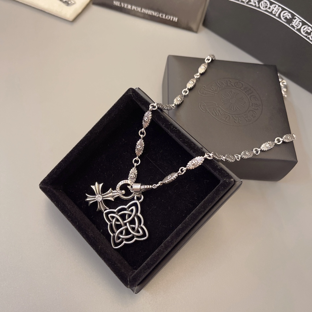【CHROME HEARTS】ネックレス、新しいネックレス万能シンプルファッションオーナメント  241014-BRAND OFF