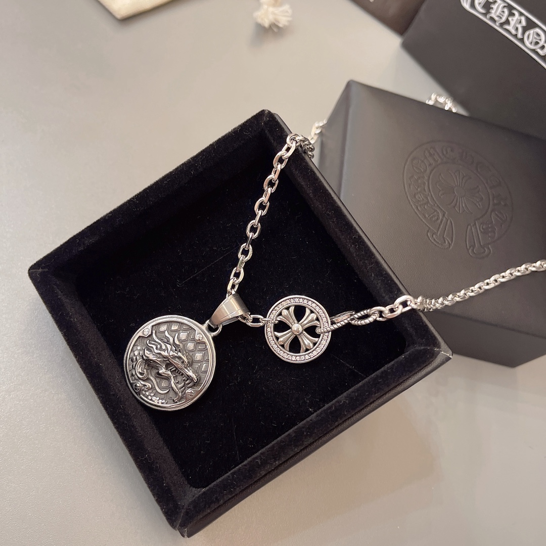 【CHROME HEARTS】クロムハーツ、新しいネックレス万能シンプルファッションオーナメント 2471-BRAND OFF