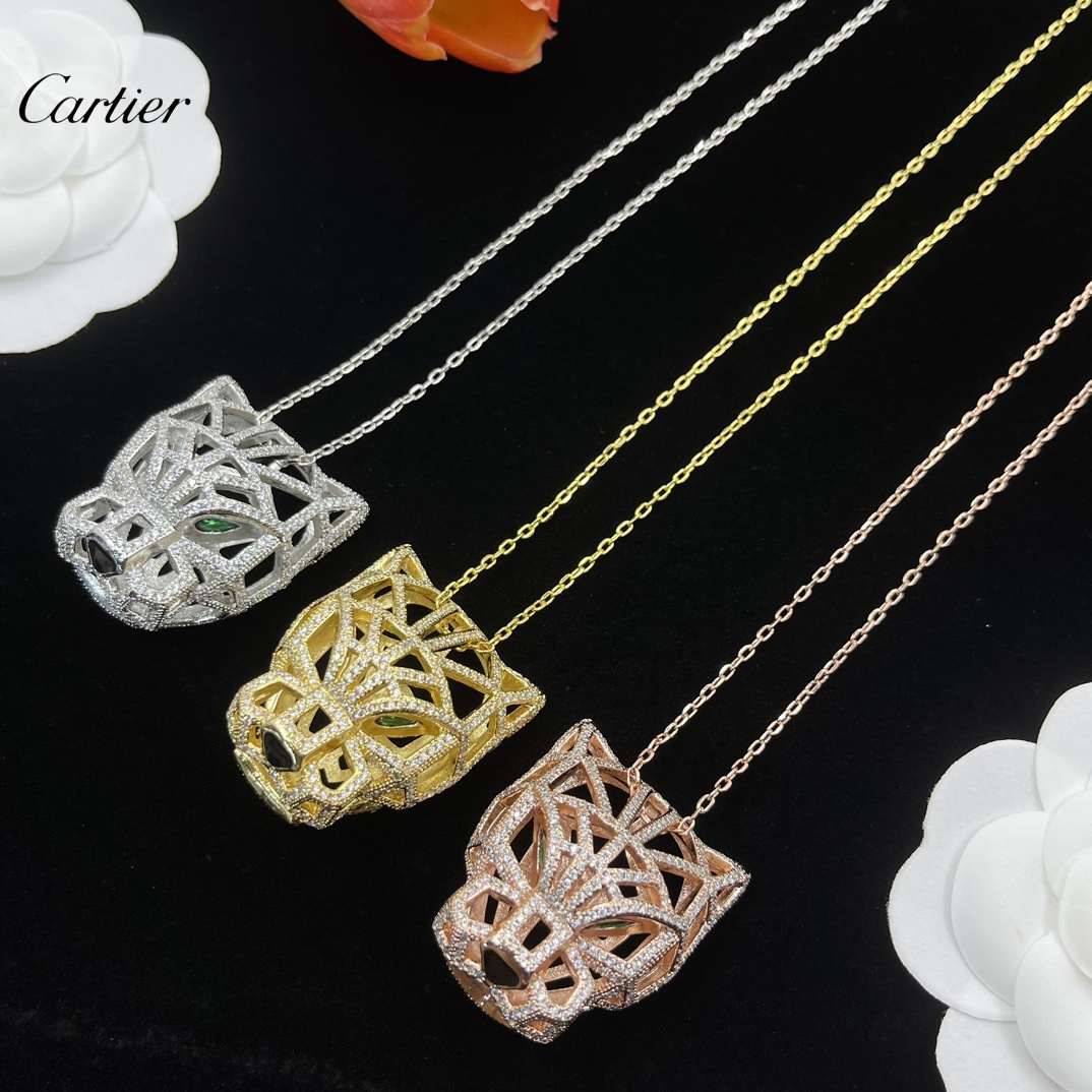 【CARTIER】ネックレス、新しいネックレス万能シンプルファッションオーナメント 2472-BRAND OFF