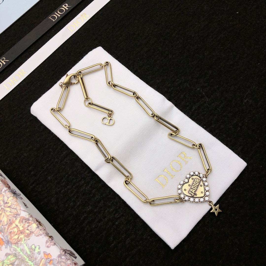 【DIOR】ネックレス、新しいネックレス万能シンプルファッションオーナメント 2473-BRAND OFF