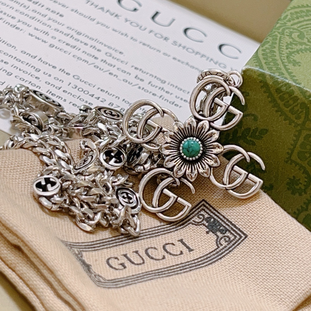 【GUCCI】ネックレス、新しいネックレス万能シンプルファッションオーナメント 2474-BRAND OFF