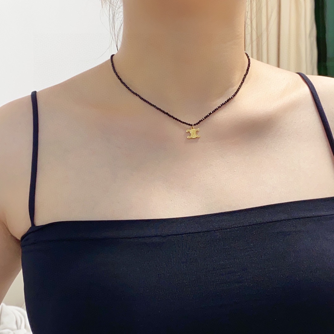 【CELINE】ネックレス、新しいネックレス万能シンプルファッションオーナメント 2474-BRAND OFF