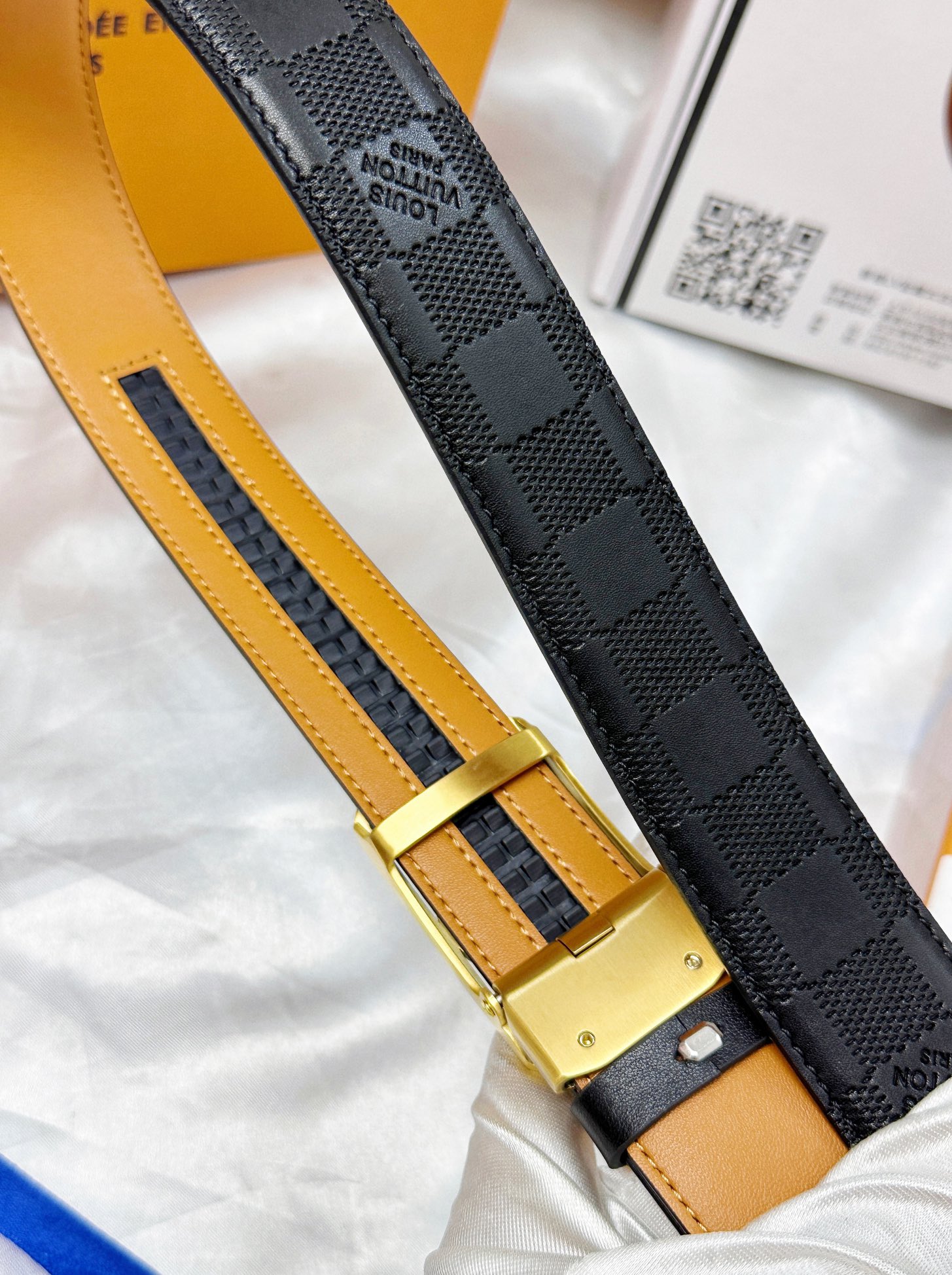 【LOUIS VUITTON】(ルイヴィトン) 3.8cmベルト メンズ  24706-BRAND OFF
