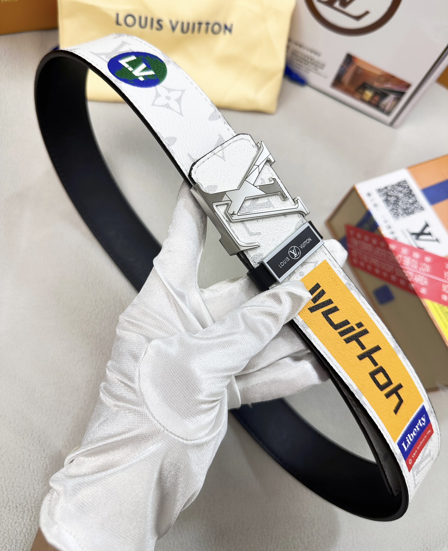 【2026】LV【LOUIS VUITTON】(ルイヴィトン) 3.8cmベルト メンズ  24706-BRAND OFF