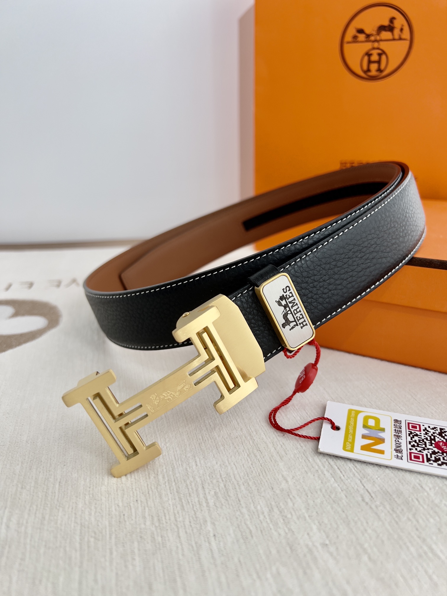 【Hermès】(エルメス) 3.5cmベルト メンズ 24706-BRAND OFF