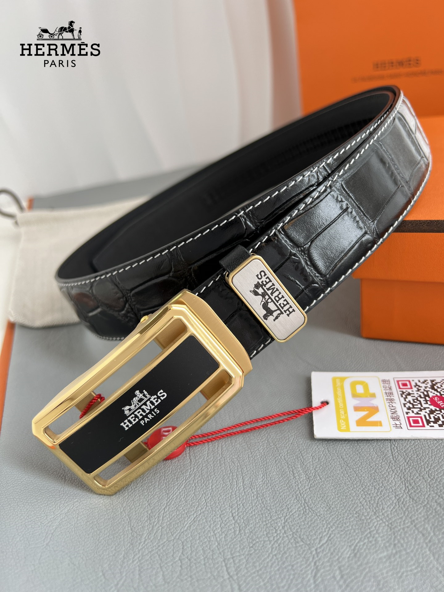 【Hermès】(エルメス) 3.5cmベルト メンズ 24706-BRAND OFF