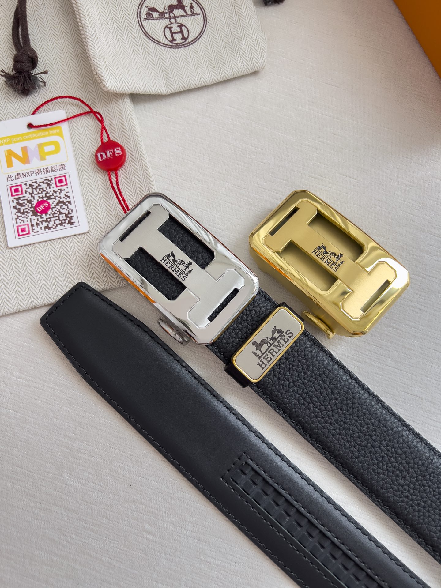 【Hermès】(エルメス) 3.5cmベルト メンズ 24706-BRAND OFF