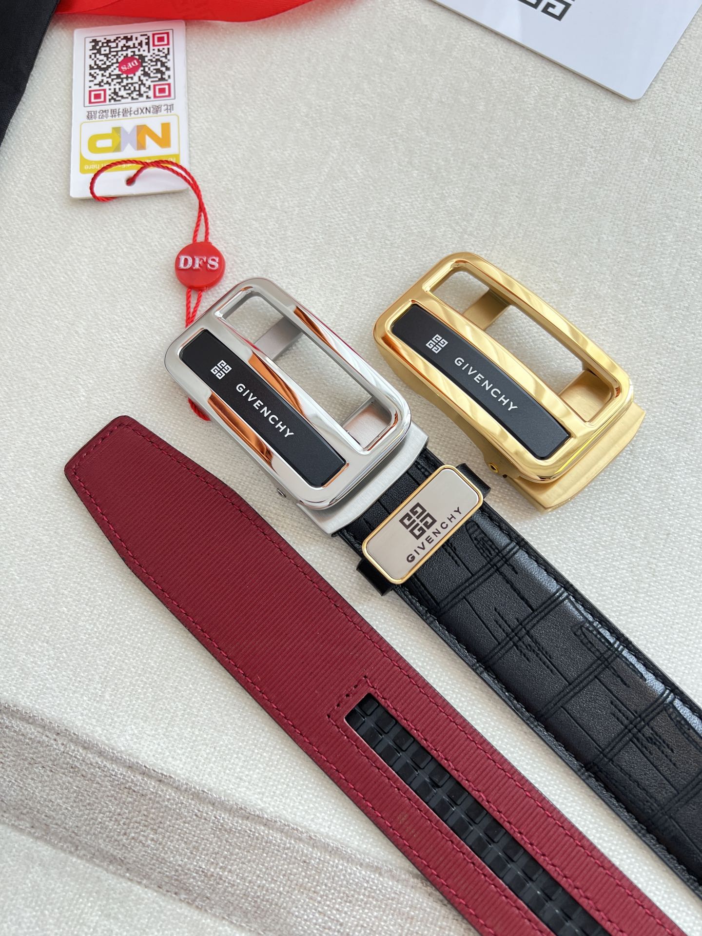 【GIVENCHY】(ジバンシー) 3.5cmベルト メンズ 24706-BRAND OFF