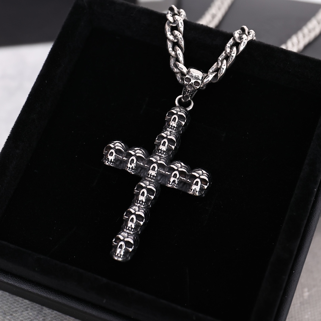 【CHROME HEARTS】ネックレス、新しいネックレス万能シンプルファッションオーナメント-BRAND OFF