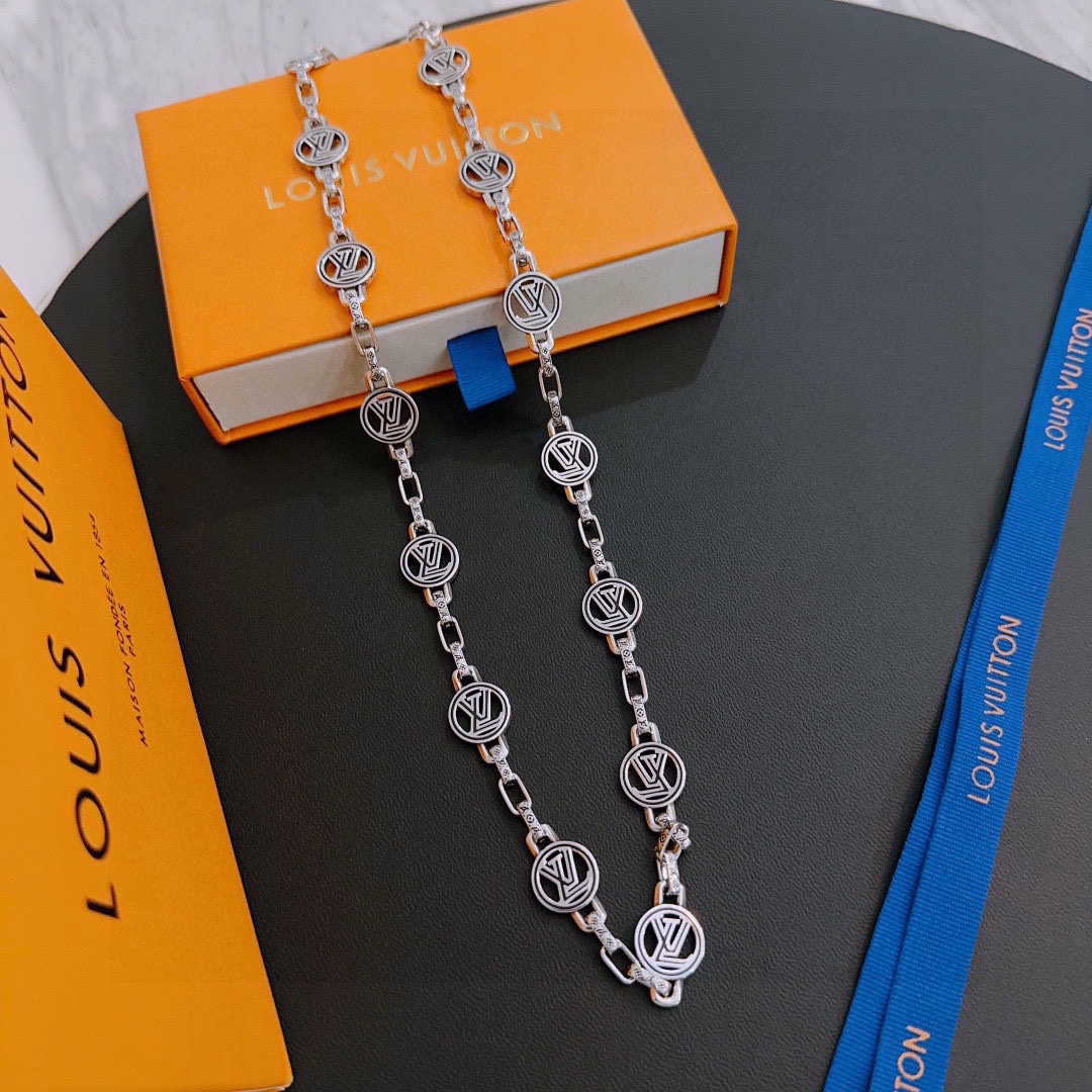 【LOUIS VUITTON】ネックレス、新しいネックレス万能シンプルファッションオーナメント 240728-BRAND OFF