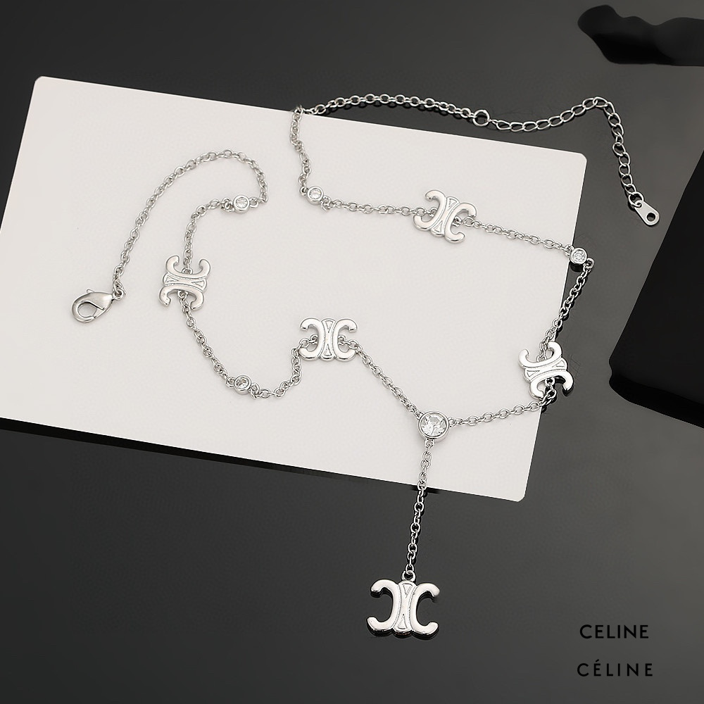 【CELINE】ネックレス、新しいネックレス万能シンプルファッションオーナメント 240729-BRAND OFF