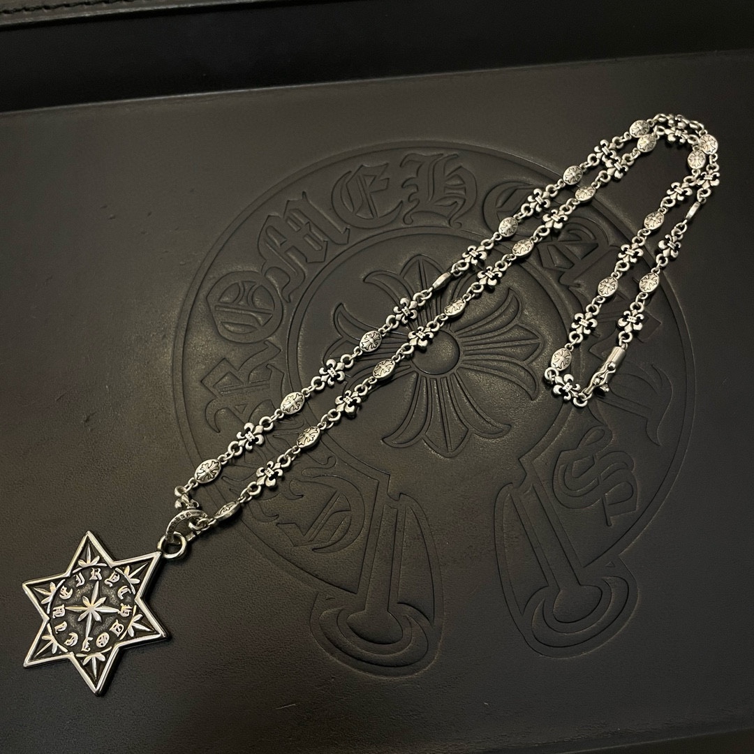 【CHROME HEARTS】ネックレス、新しいネックレス万能シンプルファッションオーナメント240812-BRAND OFF