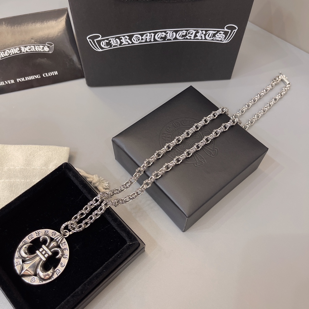 【CHROME HEARTS】ネックレス、新しいネックレス万能シンプルファッションオーナメント240812-BRAND OFF