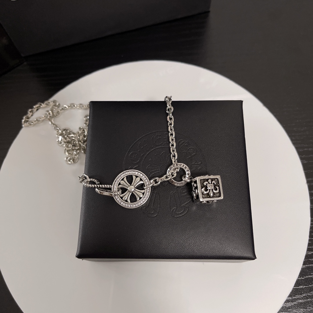 【CHROME HEARTS】ネックレス、新しいネックレス万能シンプルファッションオーナメント240812-BRAND OFF