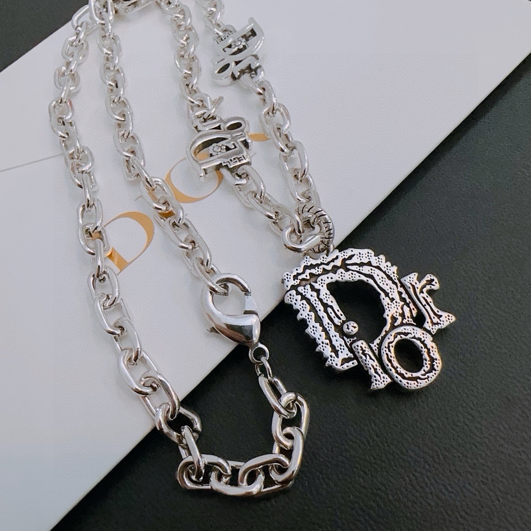【DIOR】ネックレス、新しいネックレス万能シンプルファッションオーナメント240812-BRAND OFF