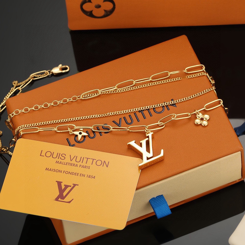 【LOUIS VUITTON】ネックレス、新しいネックレス万能シンプルファッションオーナメント 240813-BRAND OFF