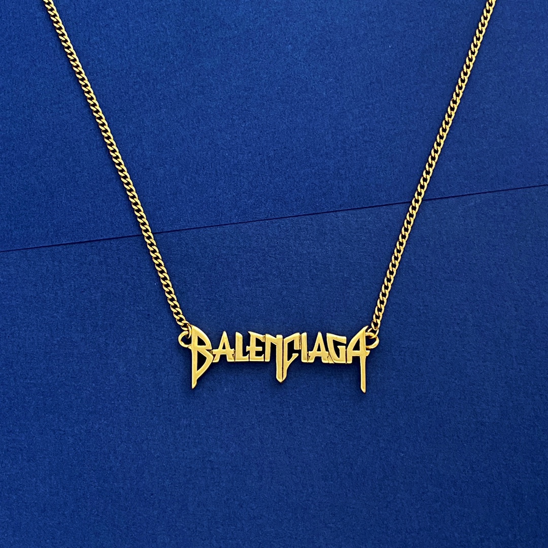 【BALENCIAGA】ネックレス、新しいネックレス万能シンプルファッションオーナメント  240814-BRAND OFF
