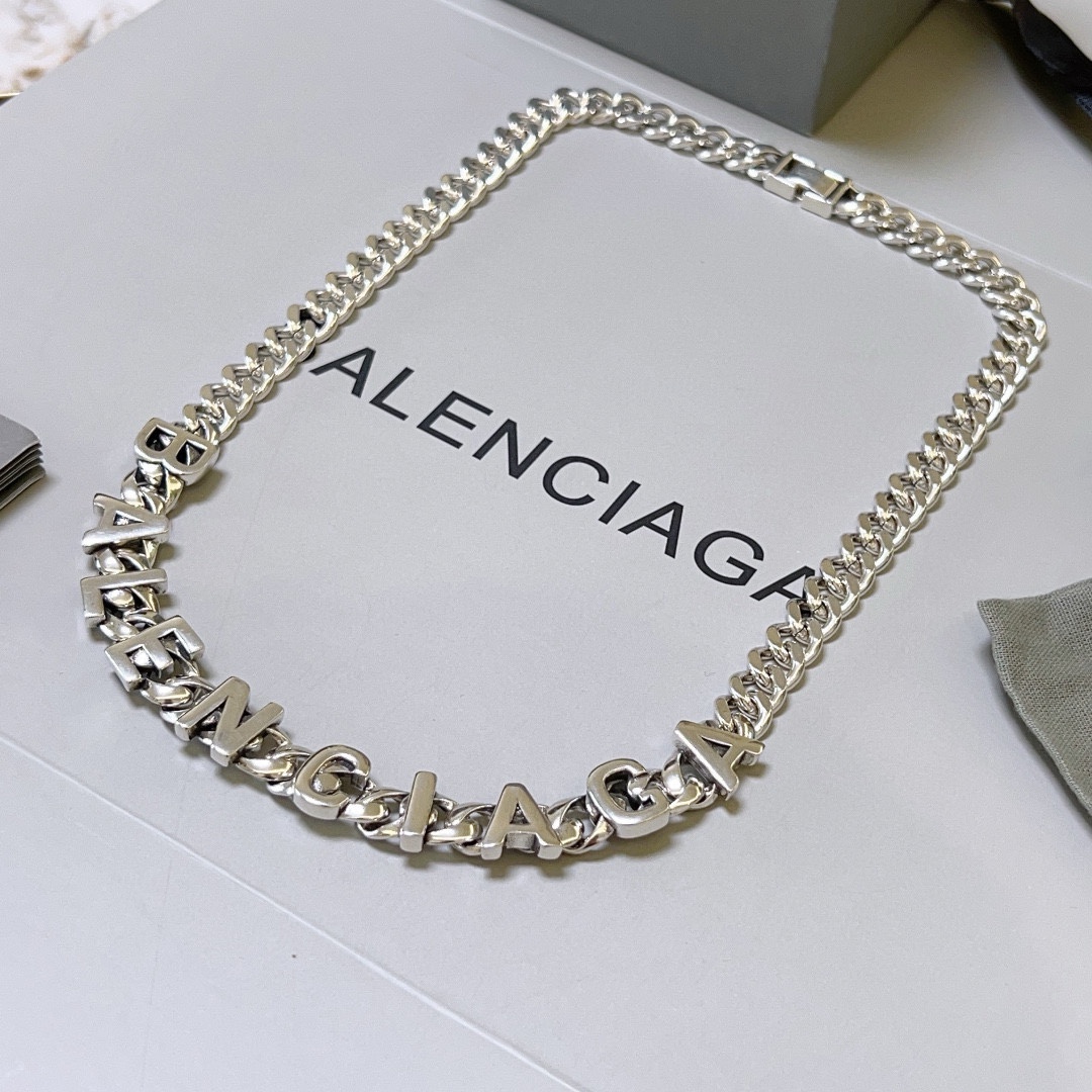 【BALENCIAGA】ネックレス、新しいネックレス万能シンプルファッションオーナメント  240814-BRAND OFF