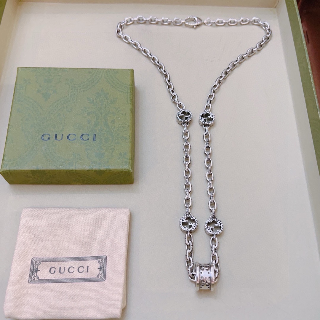 【GUCCI】ネックレス、新しいネックレス万能シンプルファッションオーナメント 240815-BRAND OFF