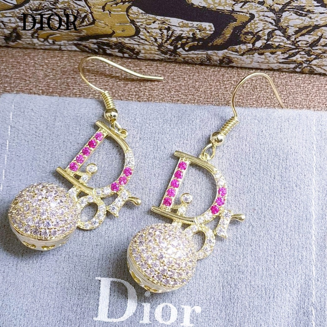 【DIOR】ディオール  ファッションスタイルのイヤリング-BRAND OFF