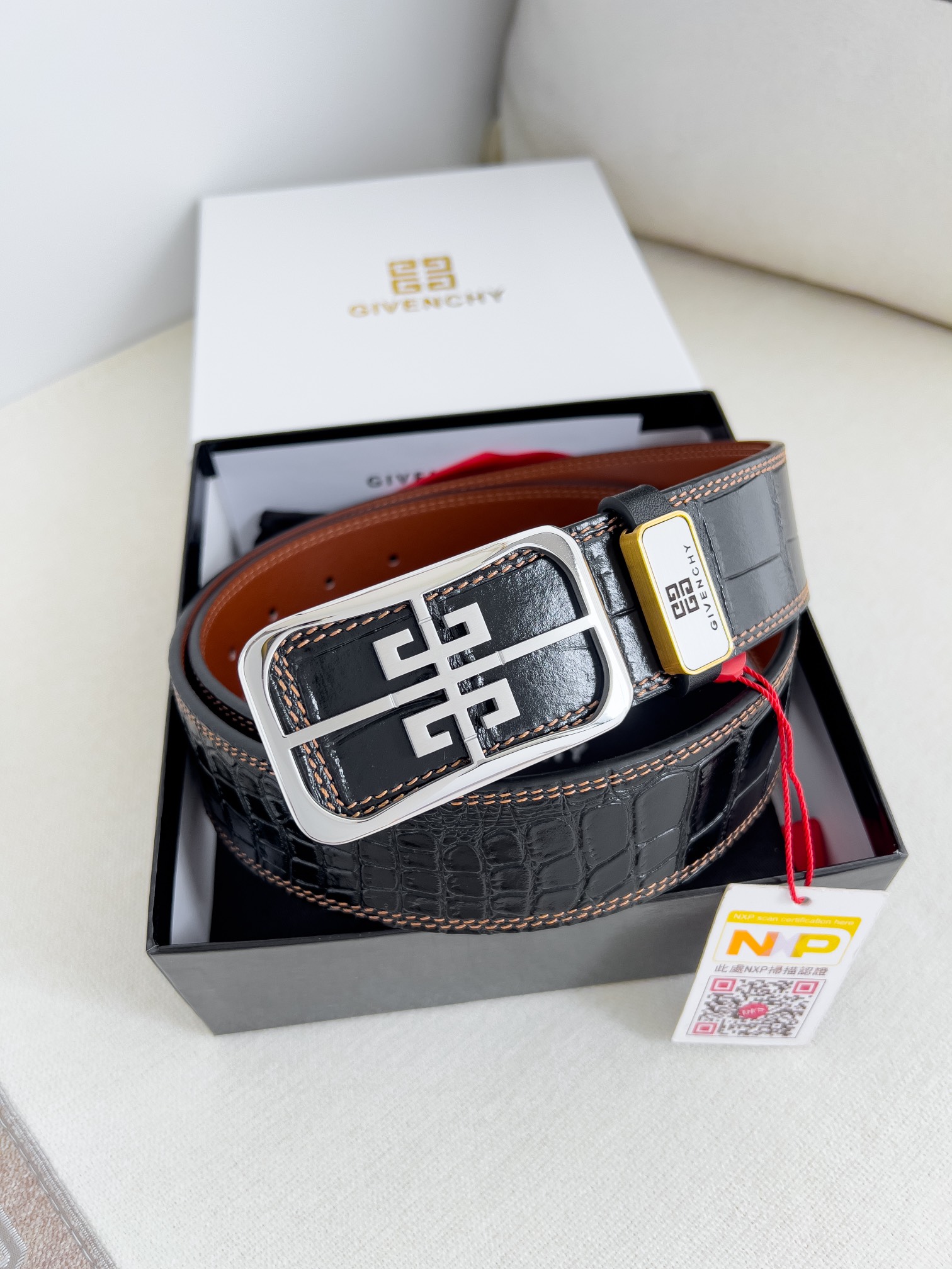 【GIVENCHY】(ジバンシー) 3.8cmベルト メンズ 240903-BRAND OFF