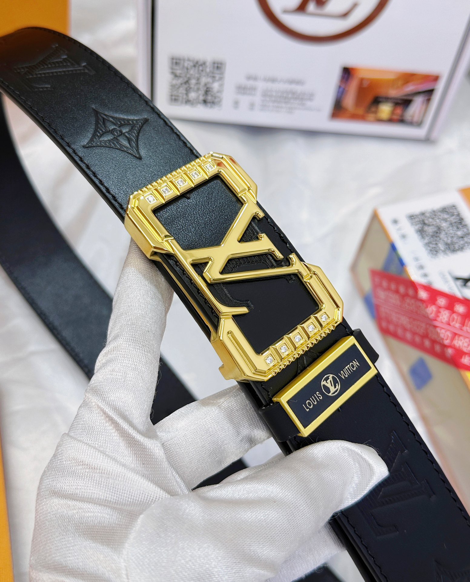 【2026】LV【LOUIS VUITTON】(ルイヴィトン) 3.8cmベルト メンズ  240903-BRAND OFF