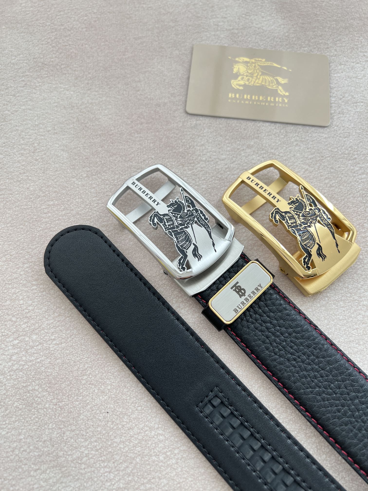 【BURBERRY 】(バーバリー) 3.5cmベルト メンズ 240904-BRAND OFF