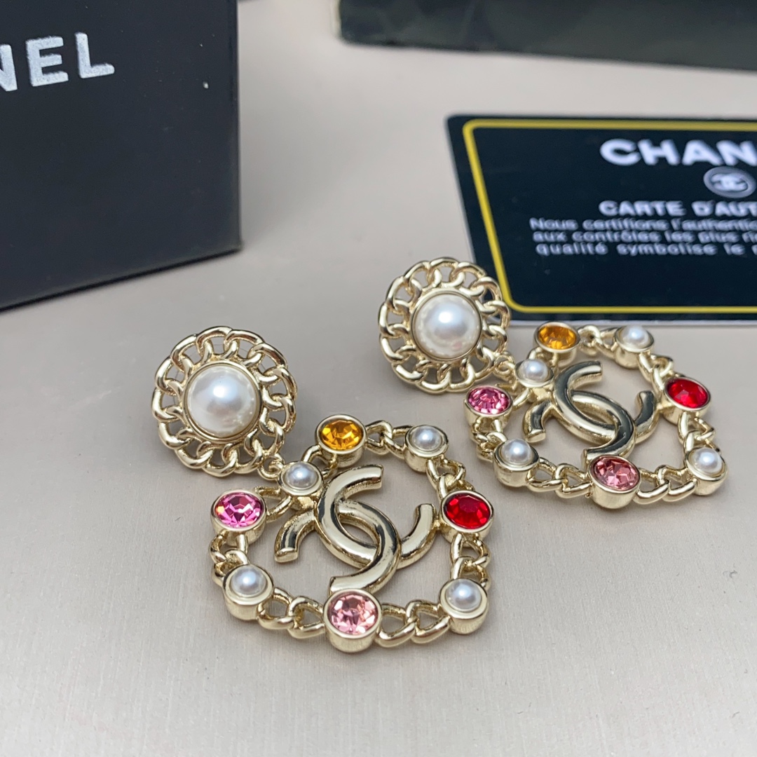 【CHANEL 】 シャネル   ファッションスタイルのイヤリング-BRAND OFF
