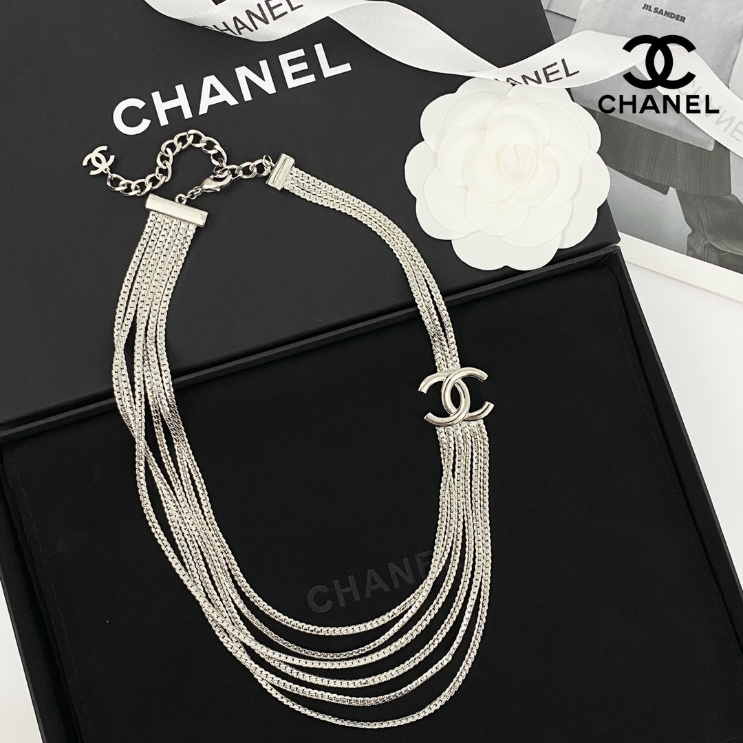 【CHANEL】ネックレス、新しいネックレス万能シンプルファッションオーナメント 241014-BRAND OFF