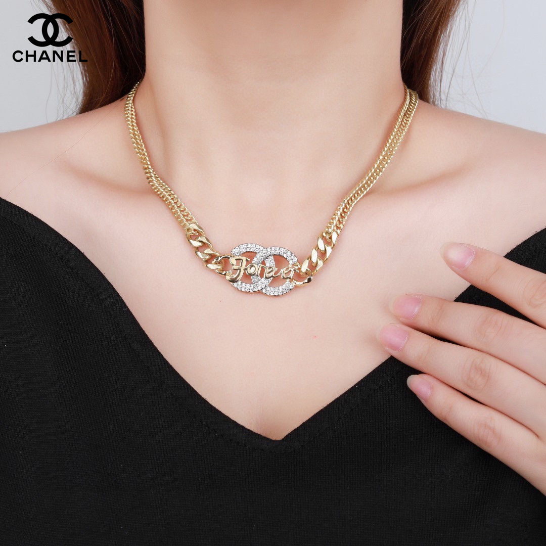 【CHANEL】ネックレス、新しいネックレス万能シンプルファッションオーナメント 241014-BRAND OFF