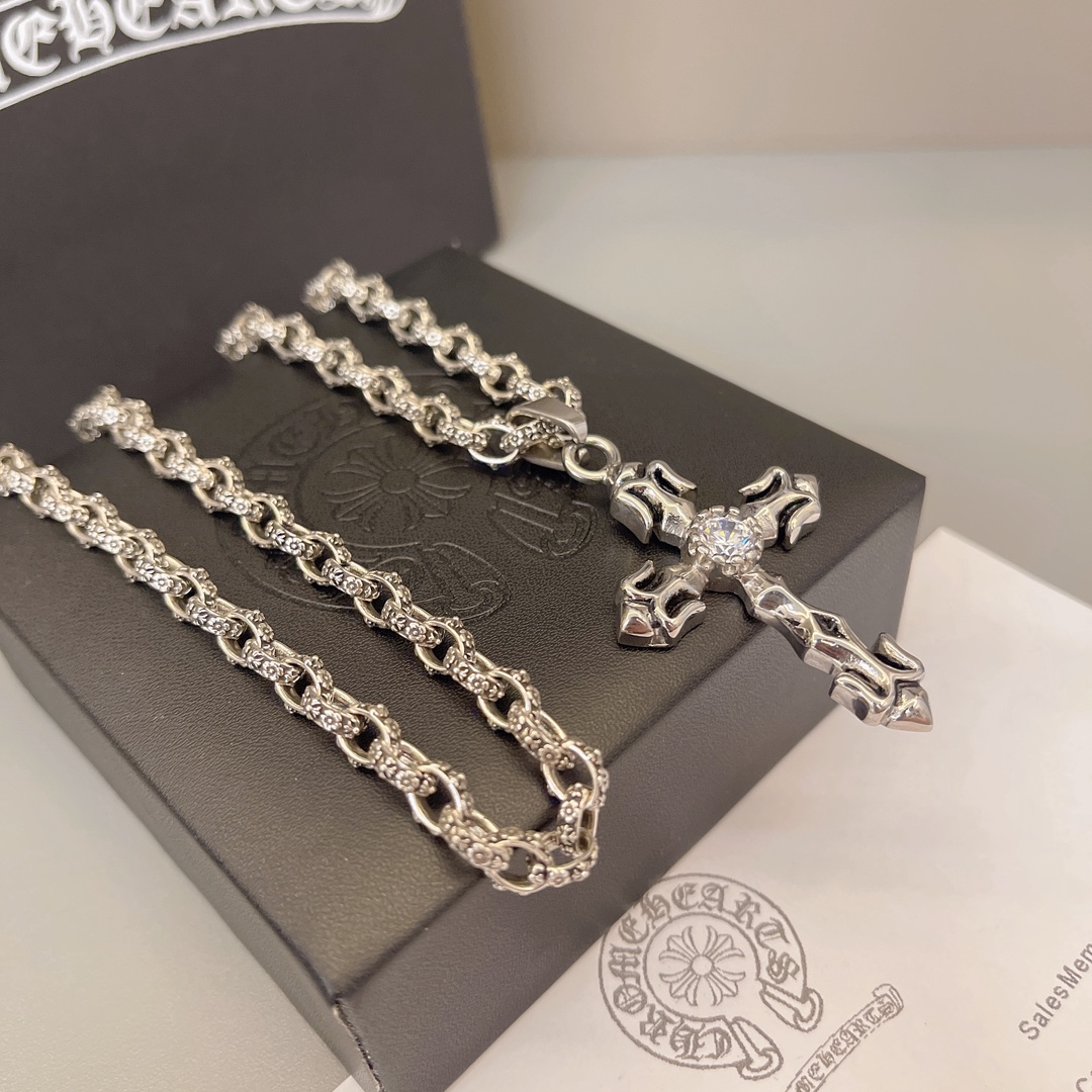 【CHROME HEARTS】ネックレス、新しいネックレス万能シンプルファッションオーナメント  241014-BRAND OFF