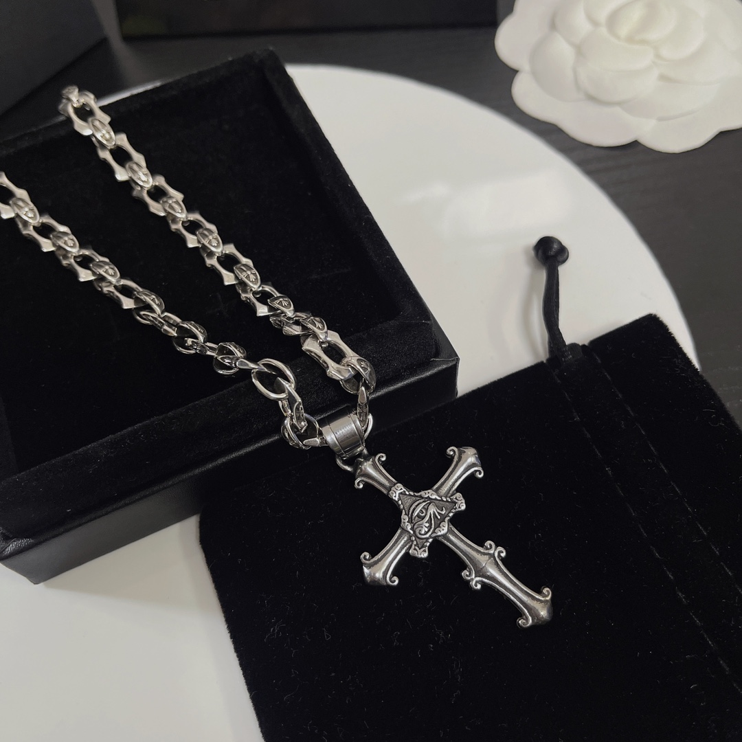 【CHROME HEARTS】ネックレス、新しいネックレス万能シンプルファッションオーナメント  241014-BRAND OFF