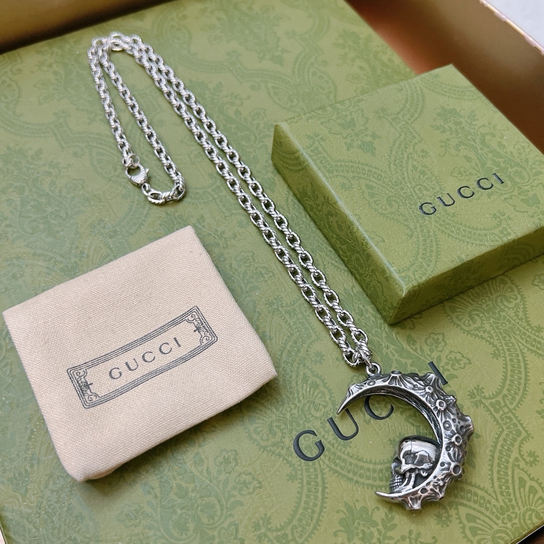 【GUCCI】ネックレス、新しいネックレス万能シンプルファッションオーナメント241015-BRAND OFF