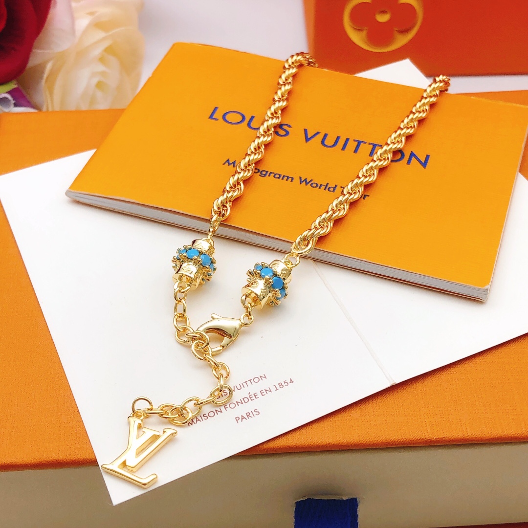 【2026】LV 【LOUIS VUITTON】ネックレス、新しいネックレス万能シンプルファッションオーナメント241015-BRAND OFF