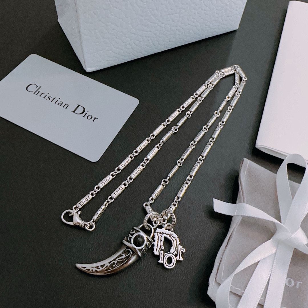 【2026】【DIOR】ネックレス、新しいネックレス万能シンプルファッションオーナメント 241015-BRAND OFF