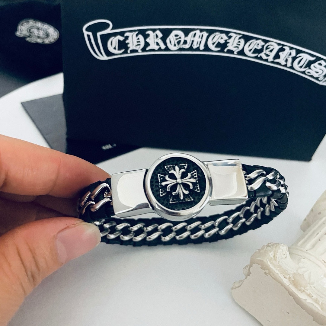 【CHROME HEARTS】ブレスレット、ファッションシンプルなスタイル   241015-BRAND OFF