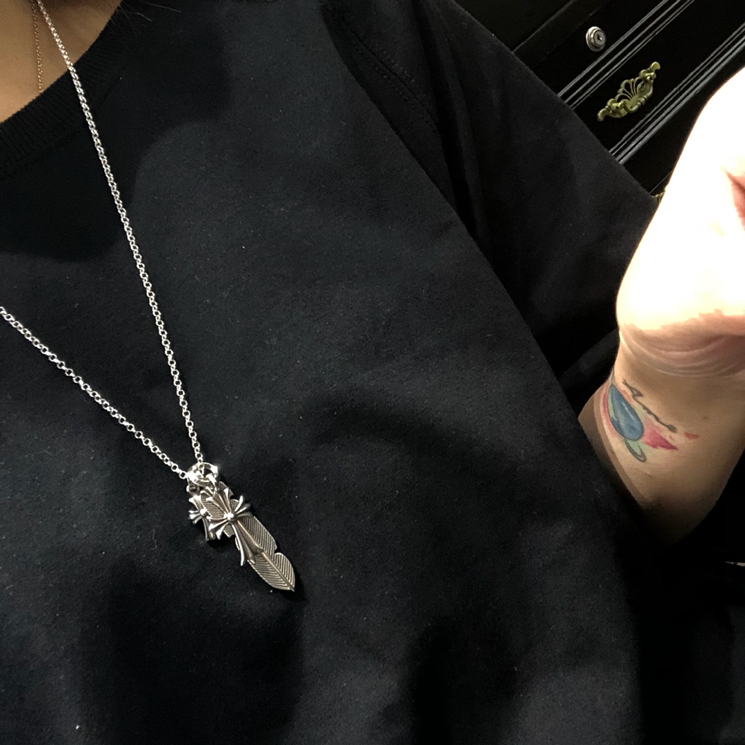 【Chrome Hearts】ネックレス、新しいネックレス万能シンプルファッションオーナメント-BRAND OFF