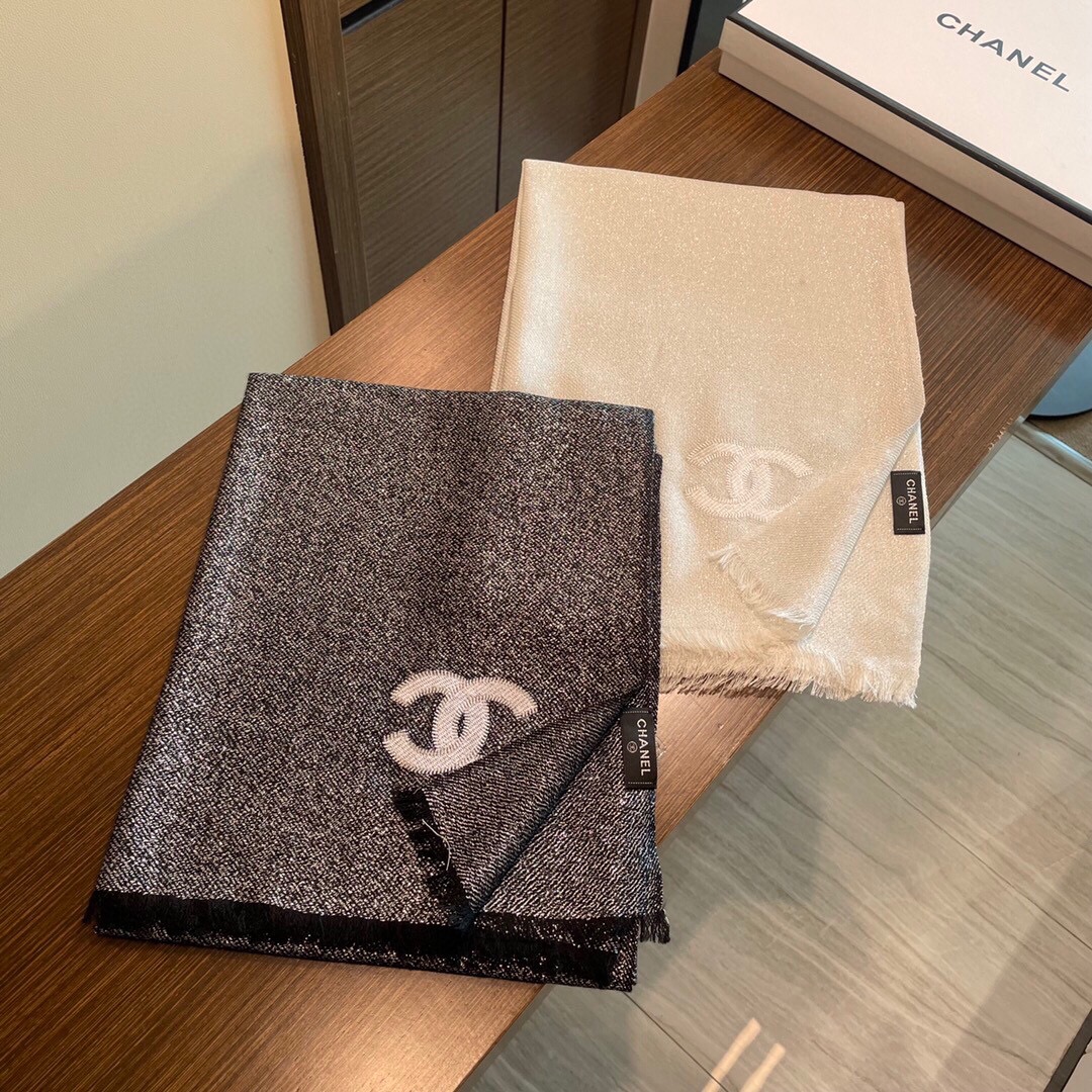 【CHANEL  シャネル 】スカーフ70*200CM 241107-BRAND OFF