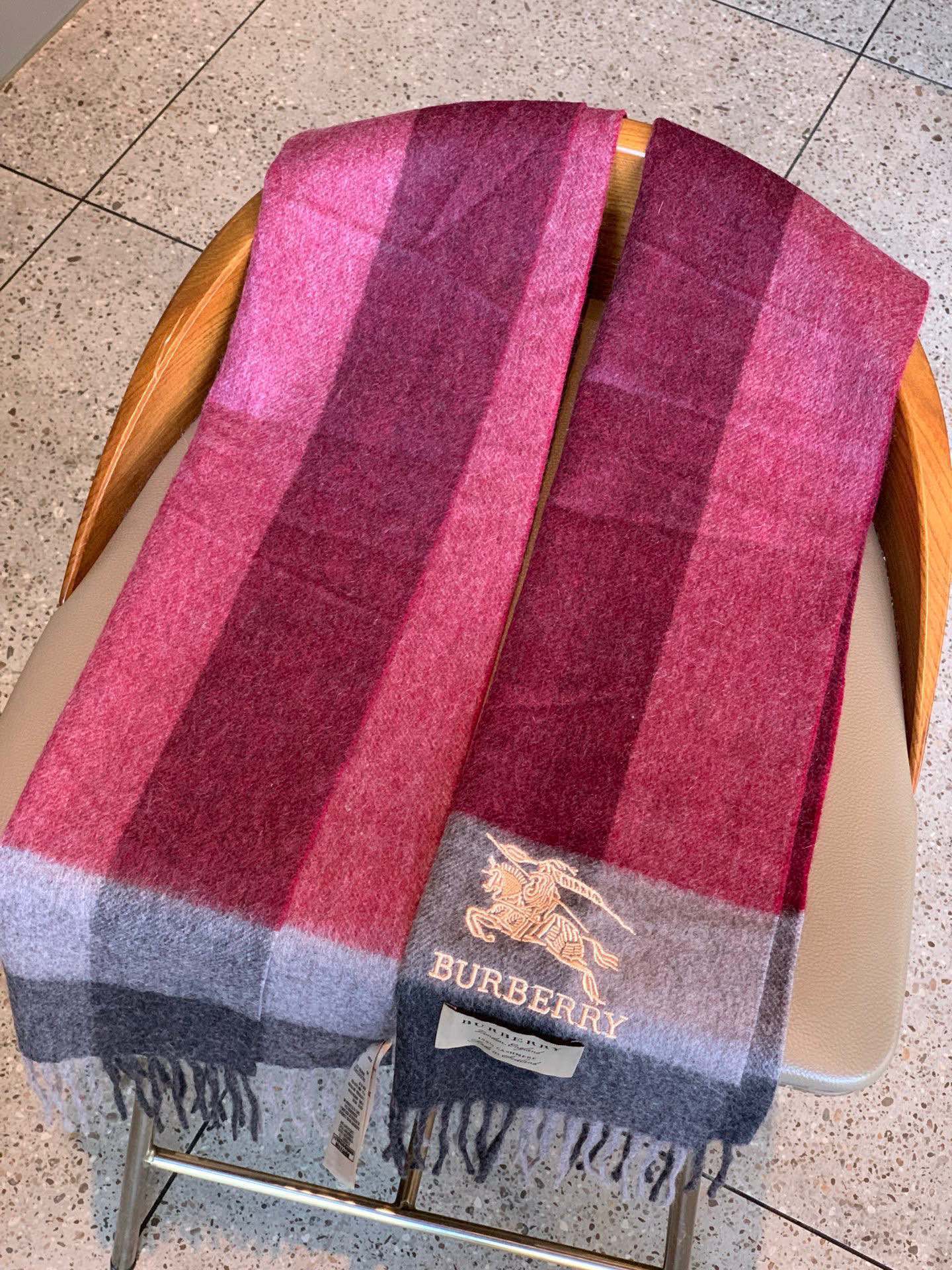 【BURBERRY  バーバリー】スカーフ30*180CM  241108-BRAND OFF