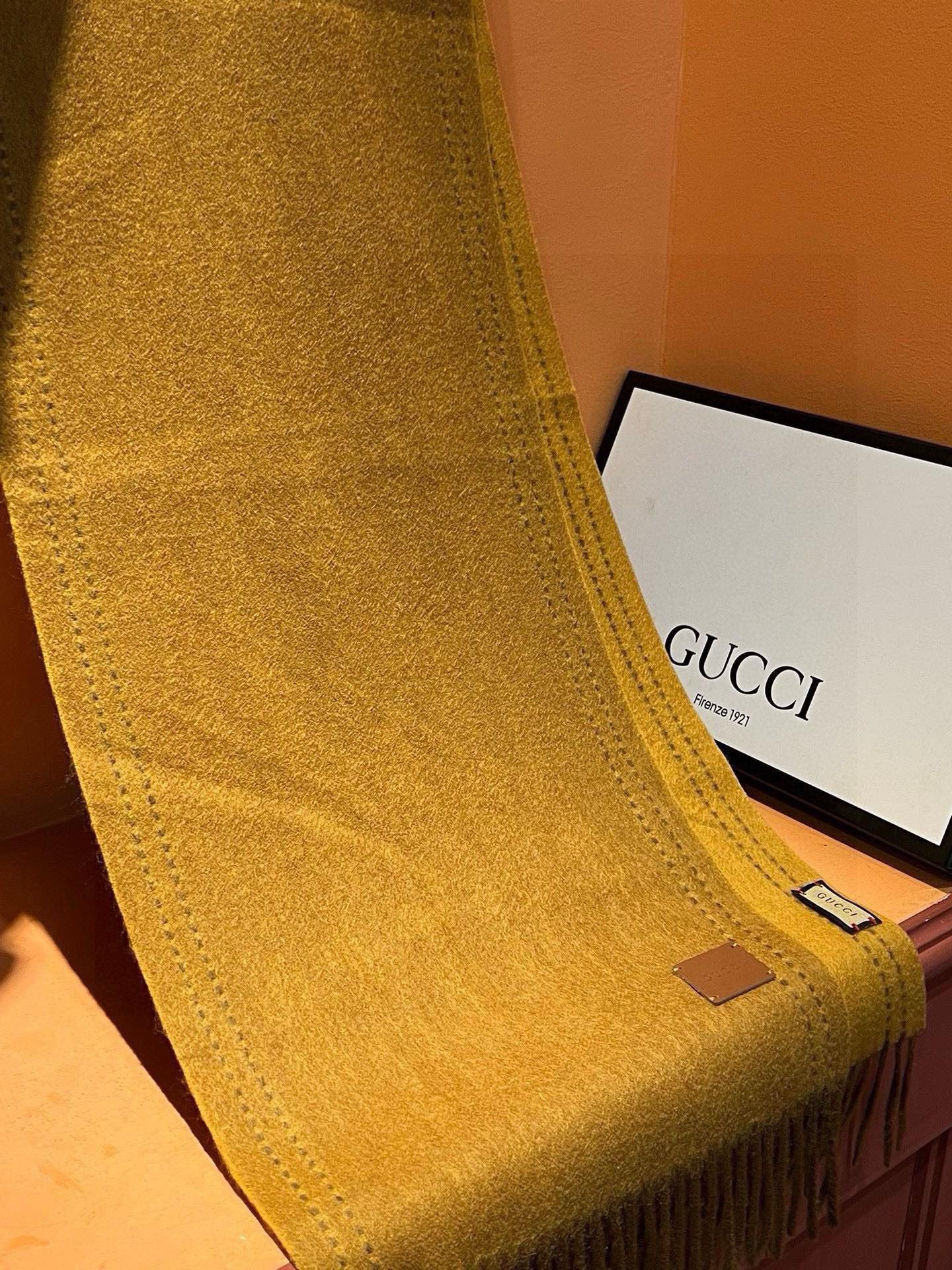 【GUCCI グッチ】スカーフ180*35CM  241108-BRAND OFF