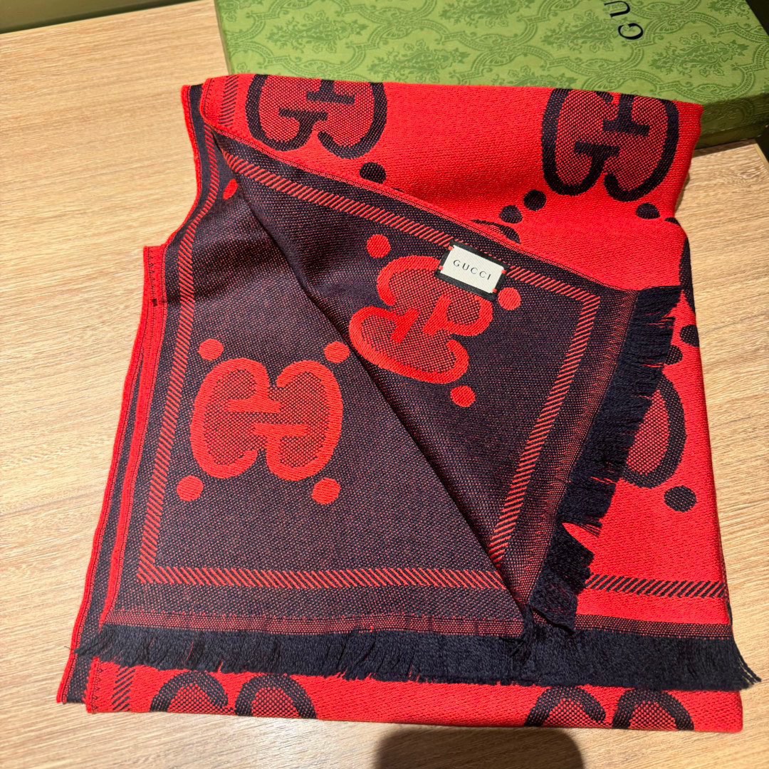 【GUCCI グッチ】スカーフ50*200CM  241108-BRAND OFF