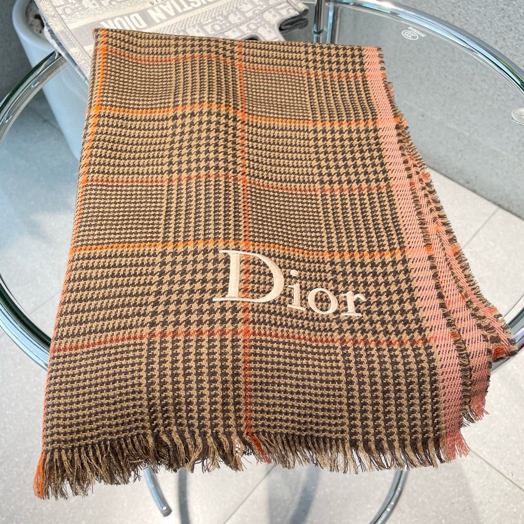 【DIOR  ディオール 】スカーフ90*200cm  241108-BRAND OFF