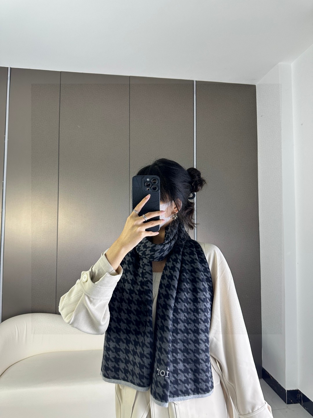 【DIOR  ディオール 】スカーフ32*180cm  241108-BRAND OFF