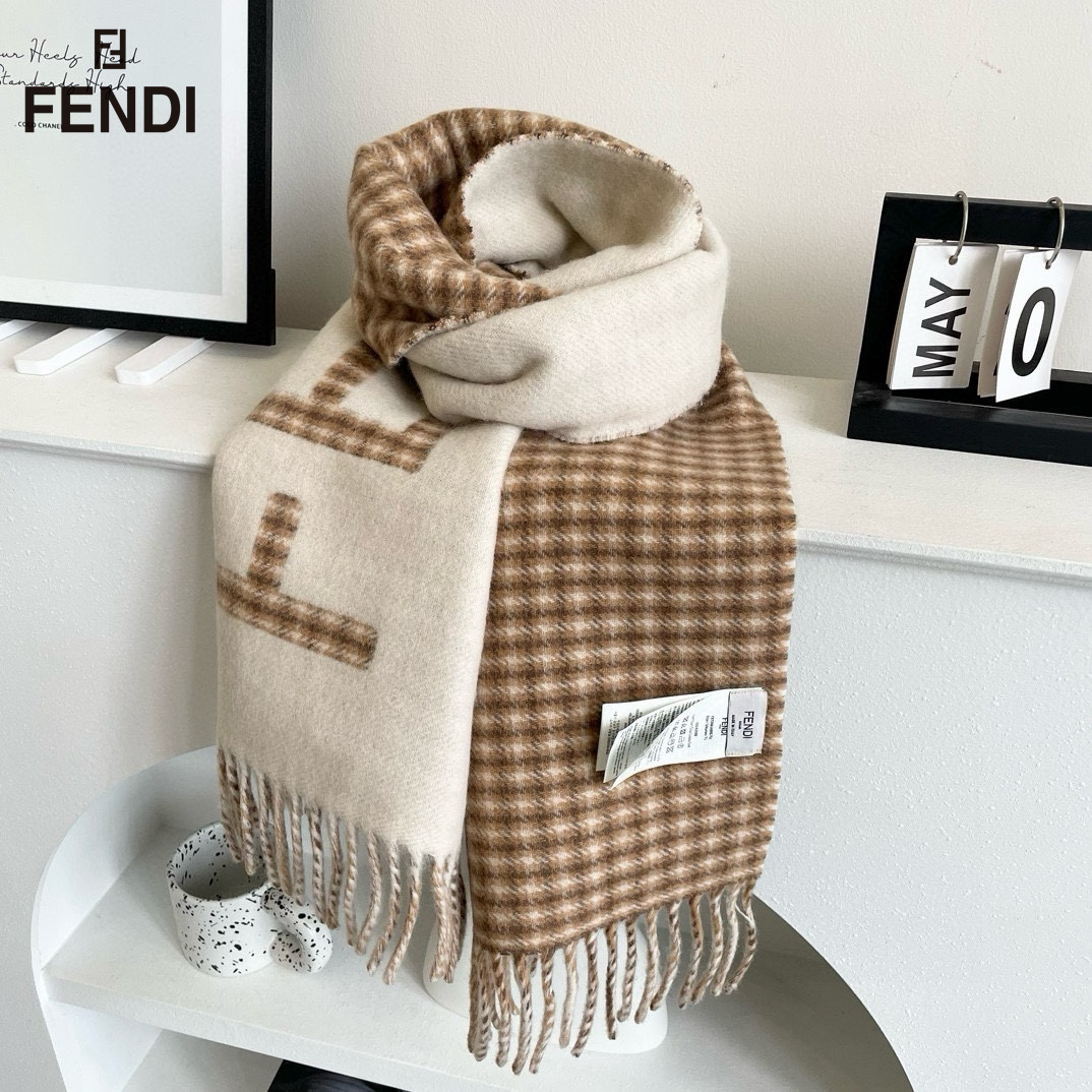 【FENDI  フェンディ】スカーフ30*180CM   241109-BRAND OFF