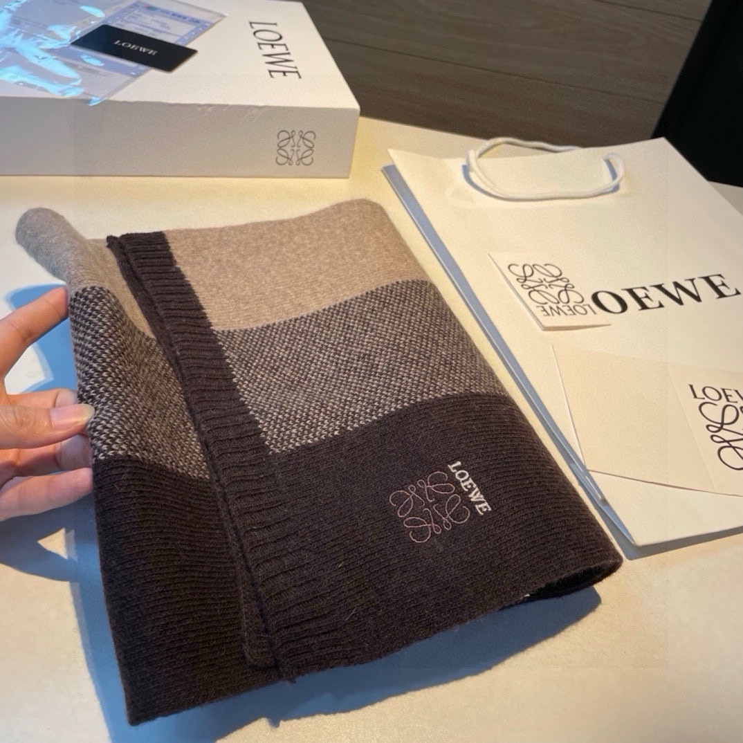 【LOEWE ロエベ】スカーフ 30*190CM   241109-BRAND OFF