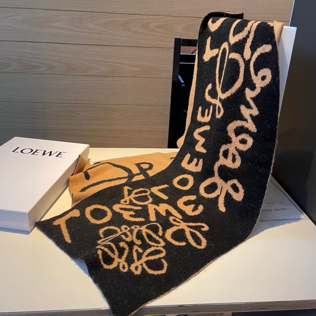 【LOEWE ロエベ】スカーフ 30*190CM   241109-BRAND OFF