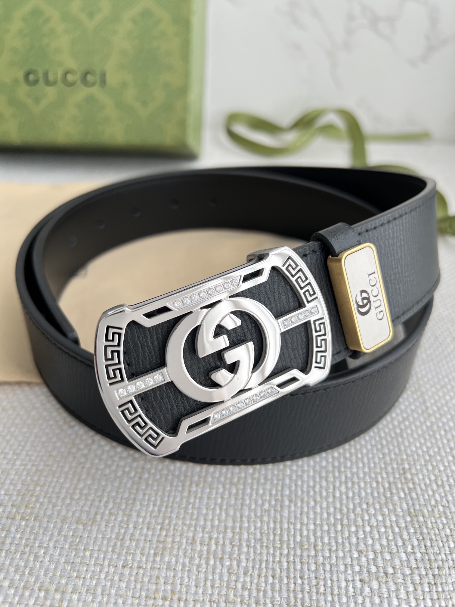 【GUCCI】(クッチ) 3.8cm   ベルト メンズ-BRAND OFF