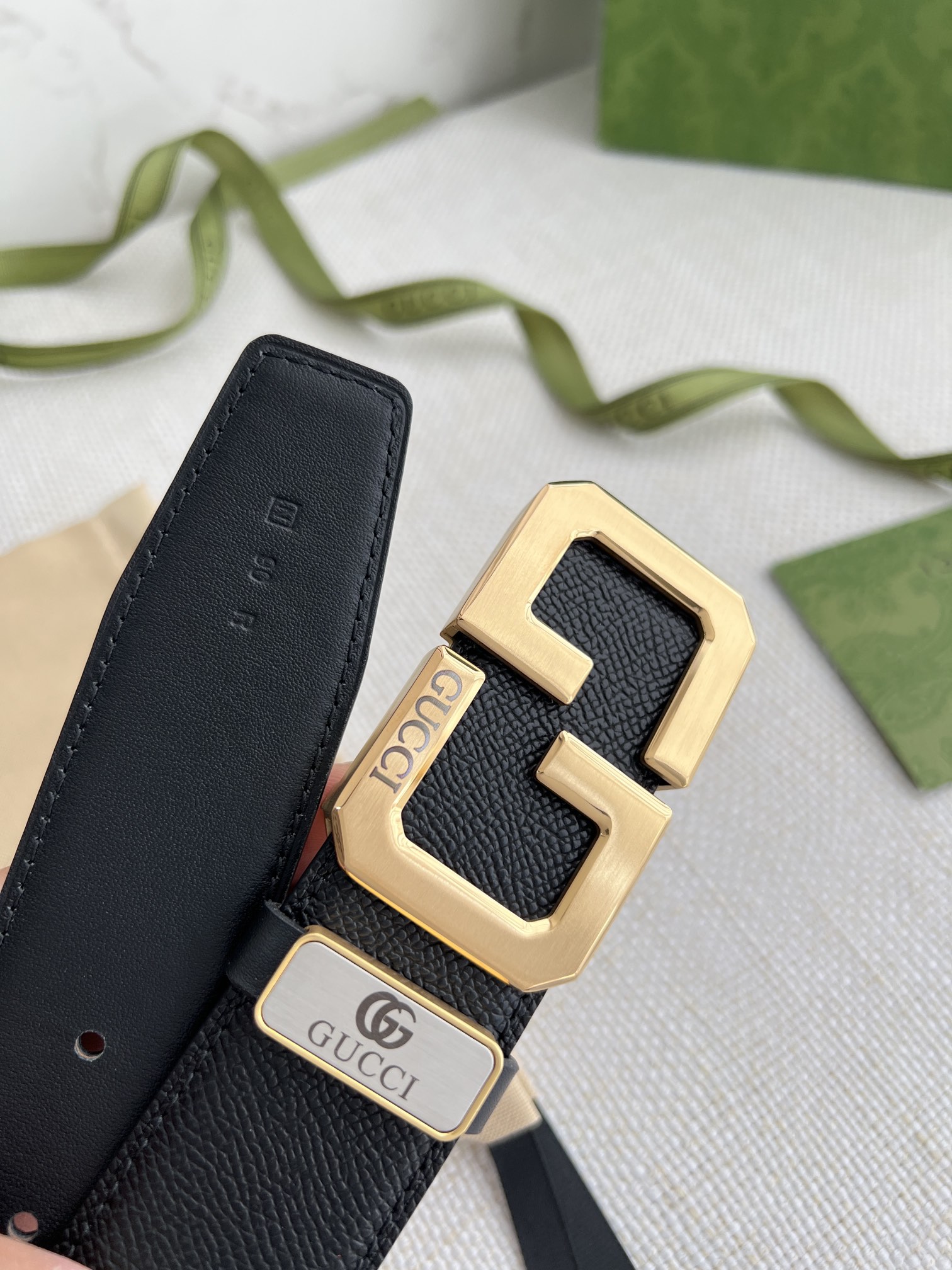 【GUCCI】(クッチ) 3.8cm   ベルト メンズ-BRAND OFF
